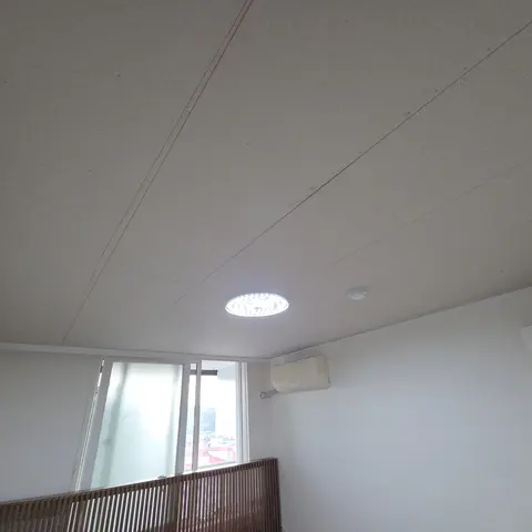 천장교체 시공 완료