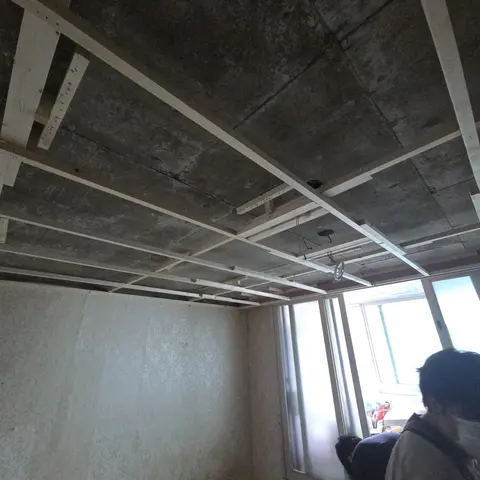 우이동 천장교체 하부 틀 보강