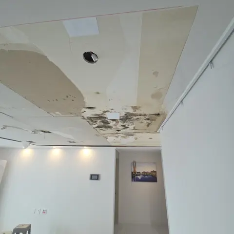 수원 천장교체 작업 전 손상